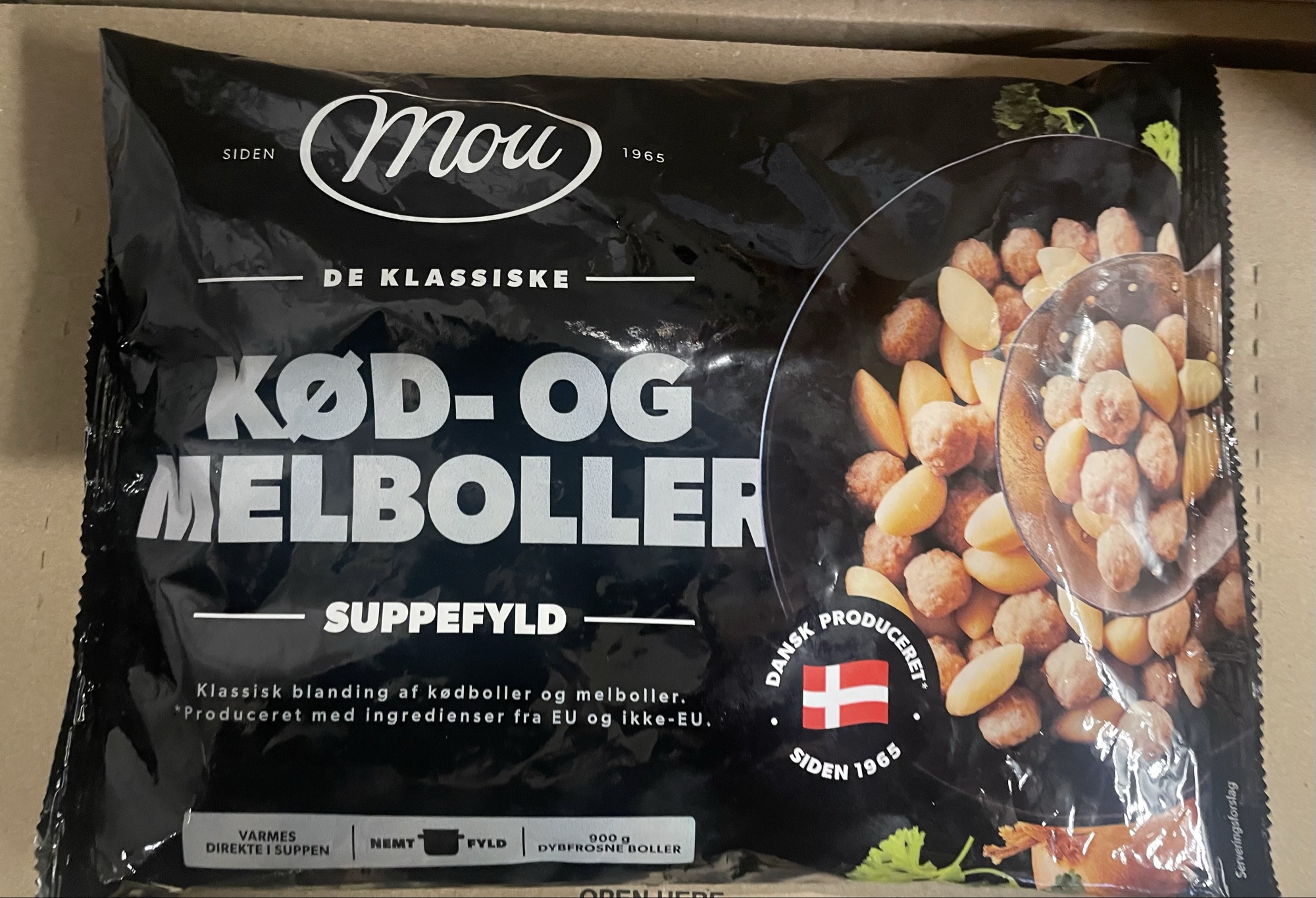 Mou kød- pg melboller