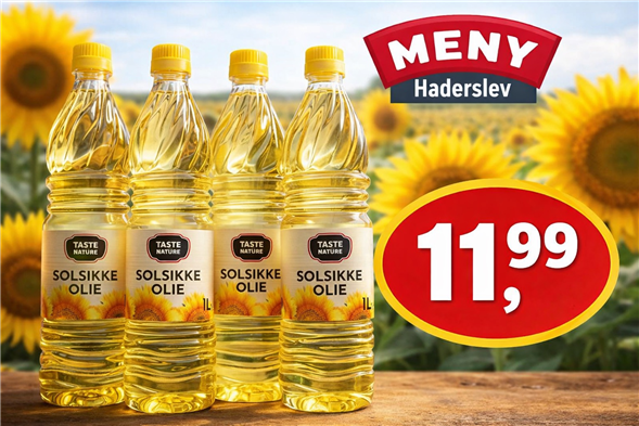 Solsikkeolie afhentes fra kl 11 torsdag