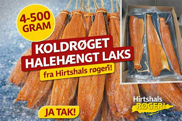 Koldrøget laks - afhentes onsdag fra klokken 14.00