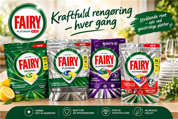 Fairy opvasketabs