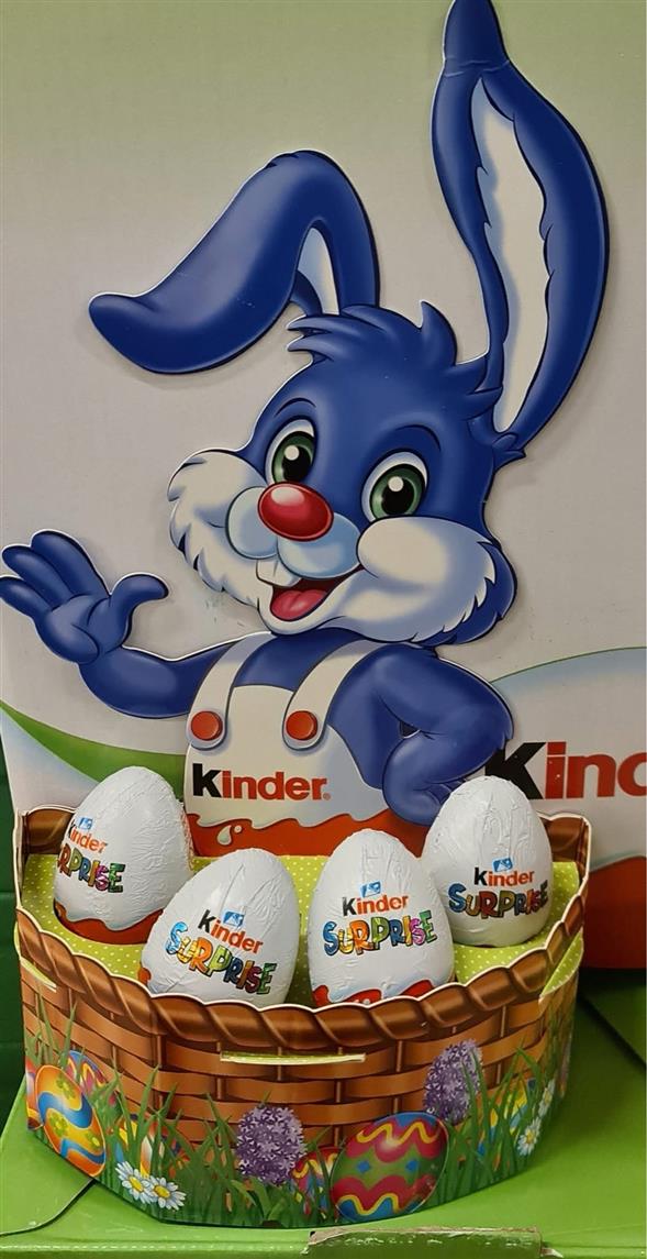 Kinderæg i påskekasse