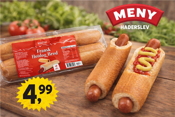 Fransk hotdog brød