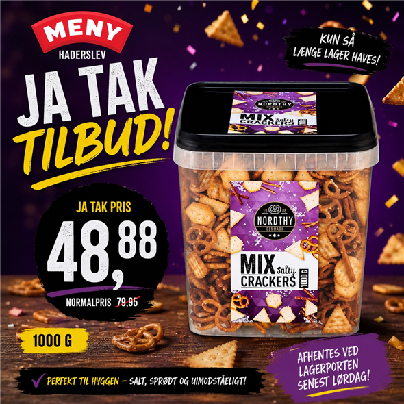 Mix salty crackers