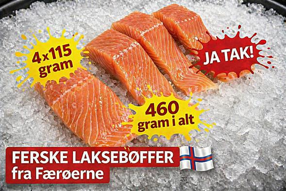 Laks AFHENTNING FRA ONSDAG KL 15.00