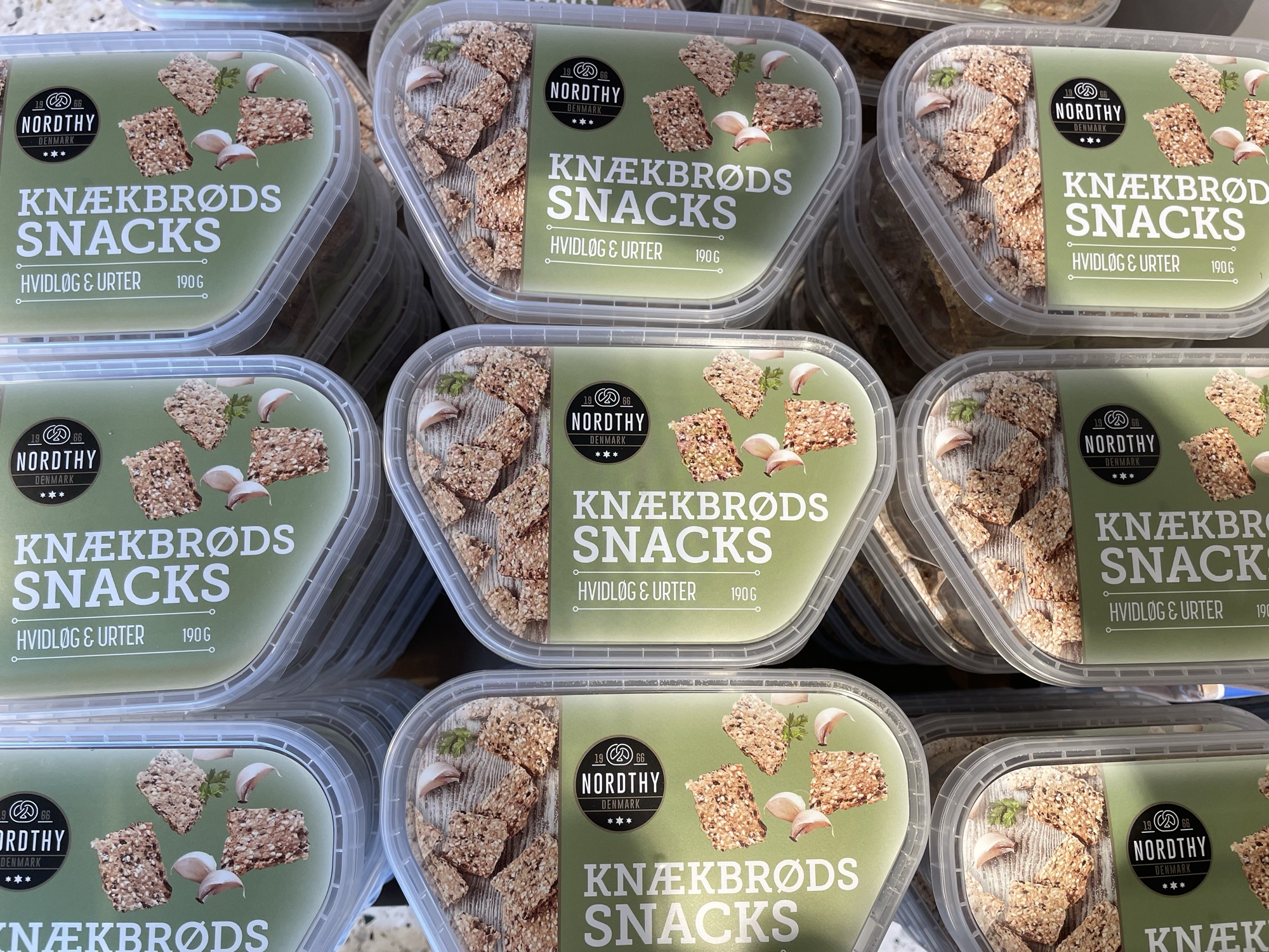 Knækbrøds snacks