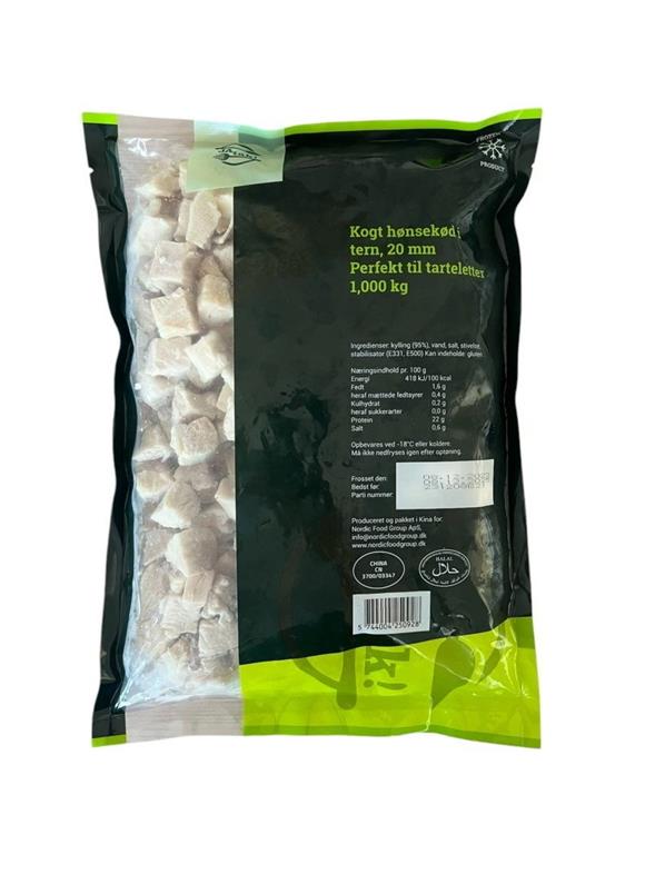 Hønsekød i tern 1000 g