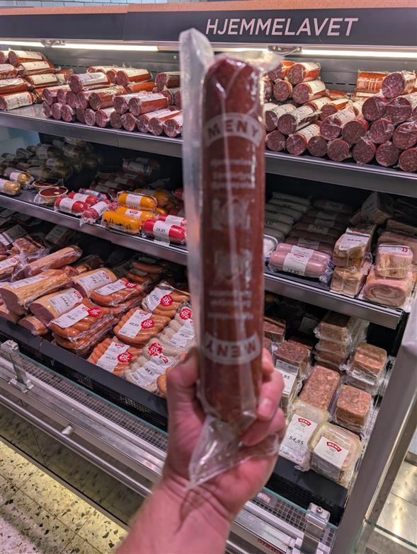 Sønderjyske spegepølse hjemmelavede