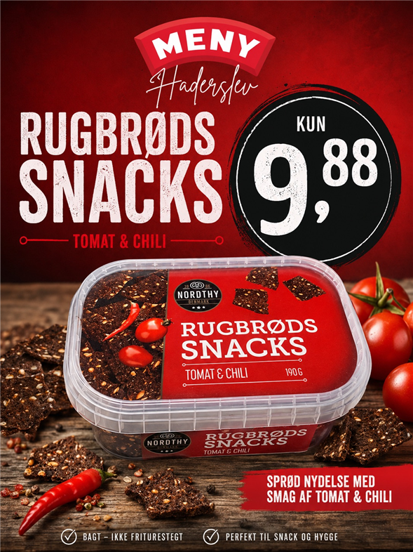 Rugbrøds snacks