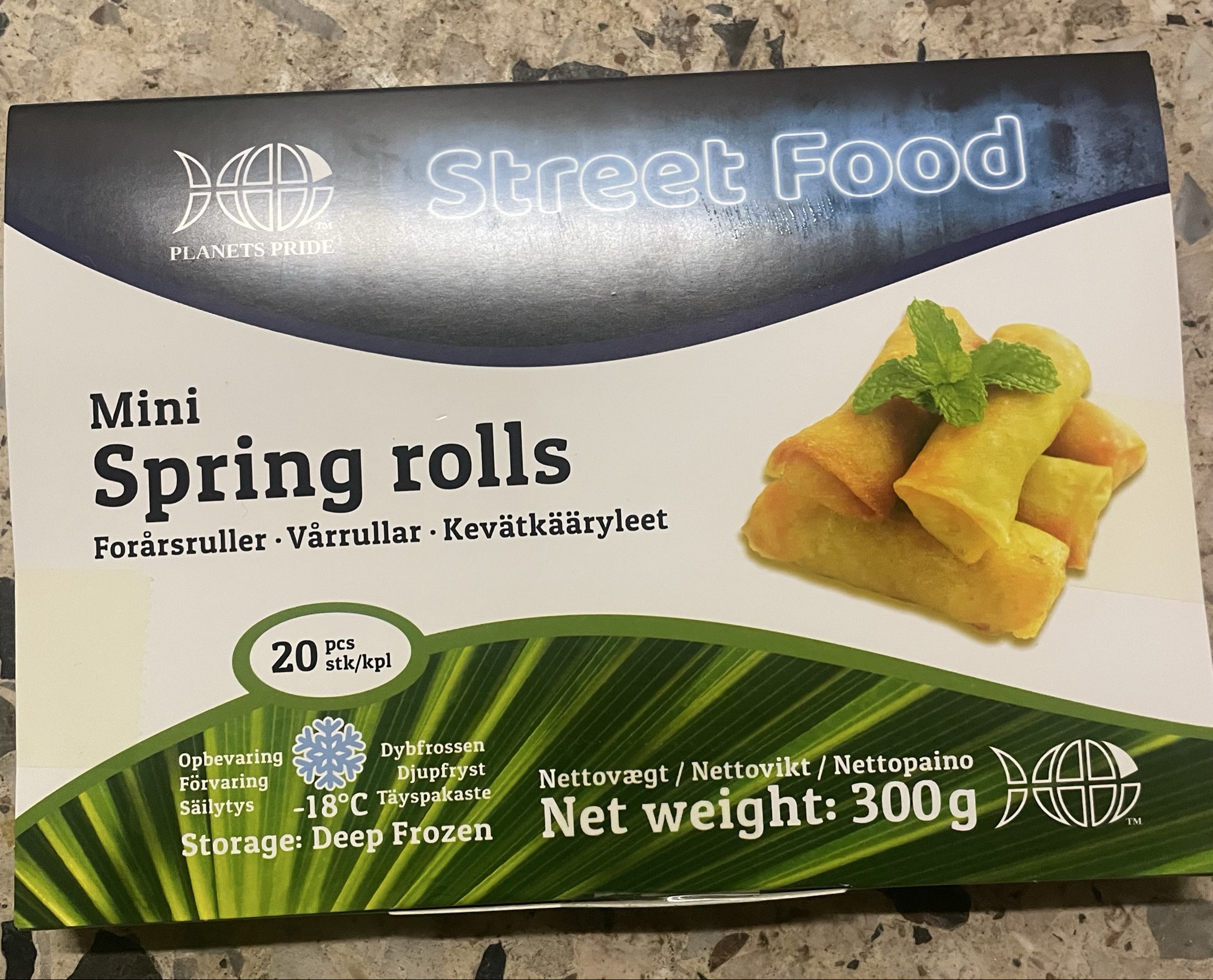 Mini forårsruller 20 stk