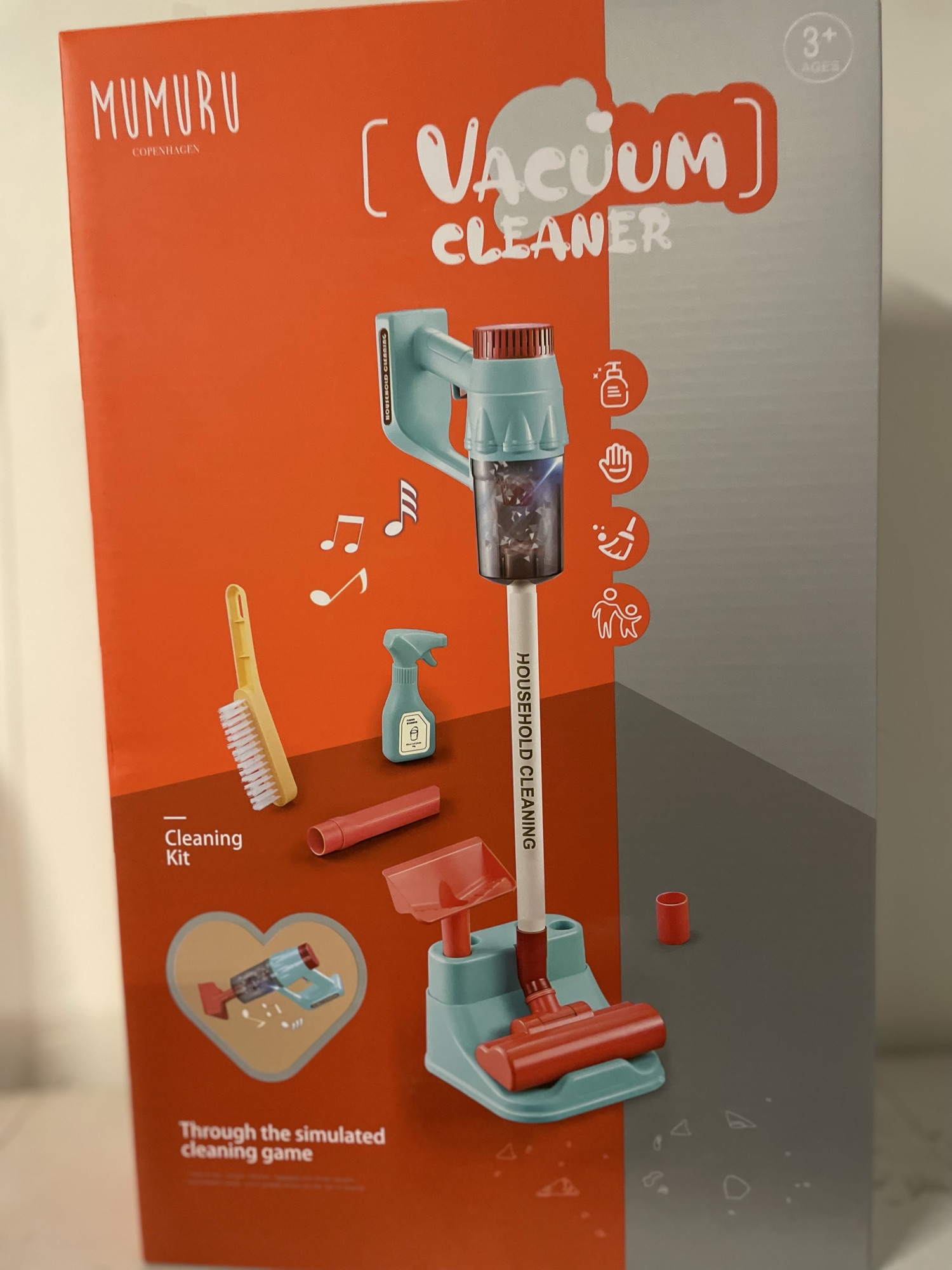 Legetøjs støvsuger