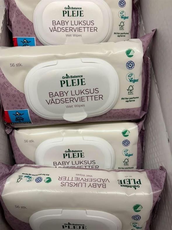 Vådservietter luksus