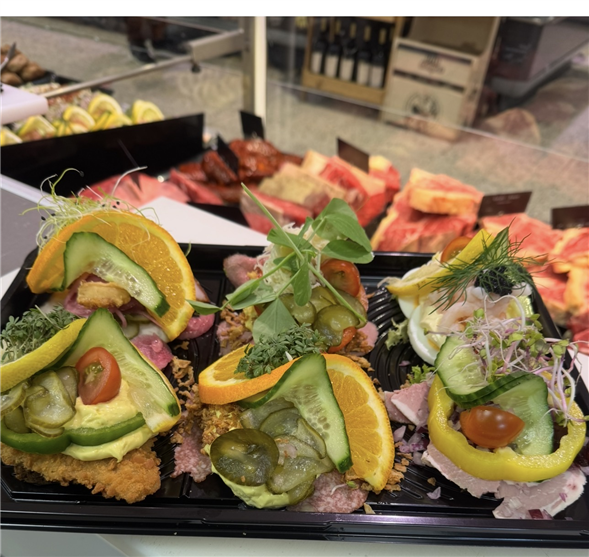 6 stk smørrebrød
