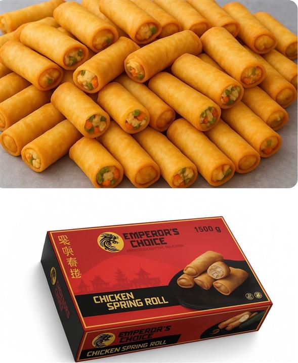 Forårsruller med kylling