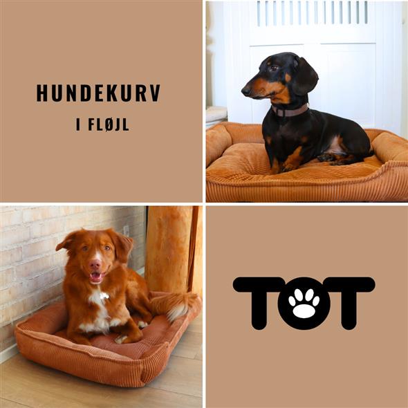 Hundekurv i fløjl