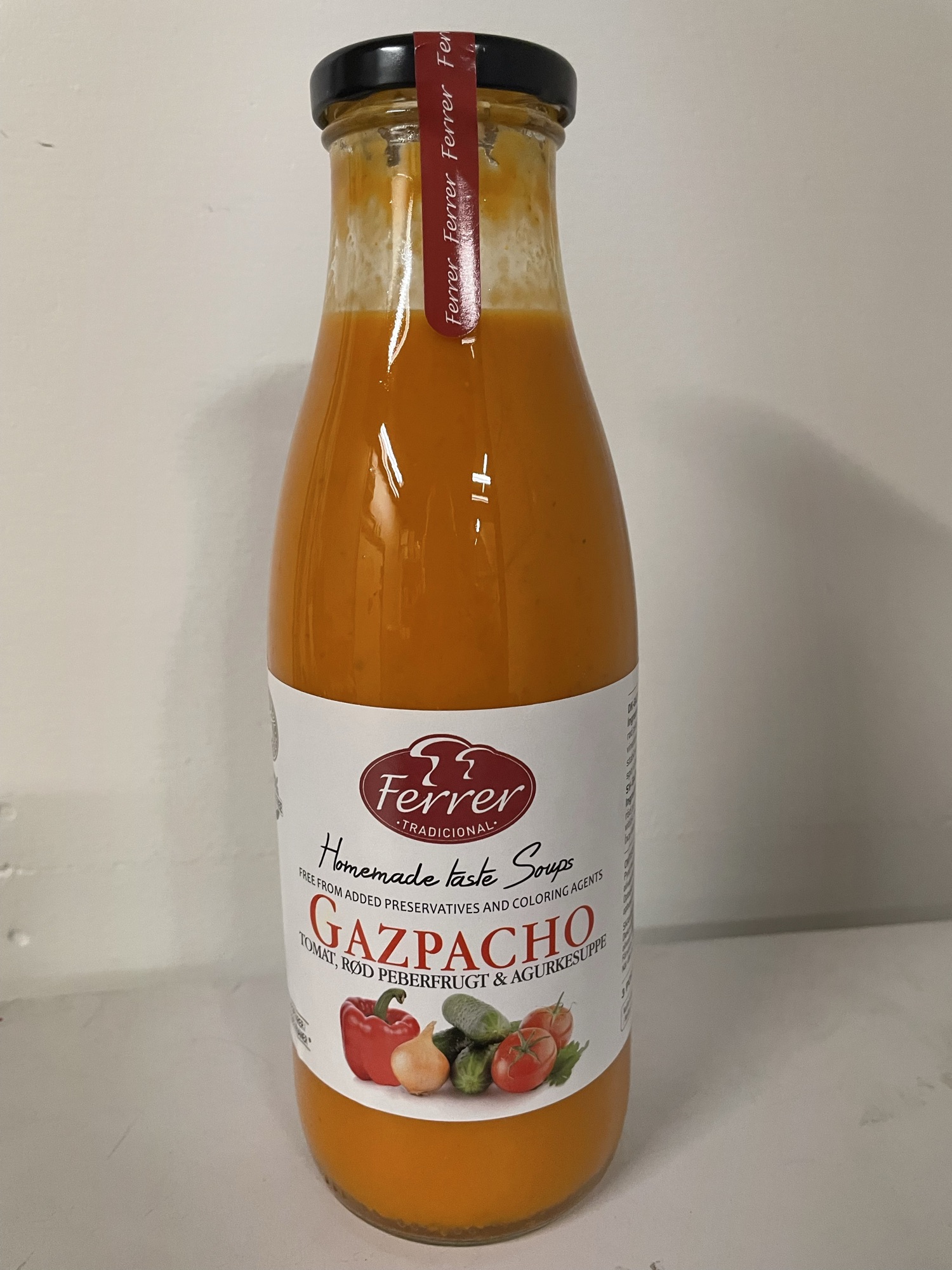 Gazpacho suppe