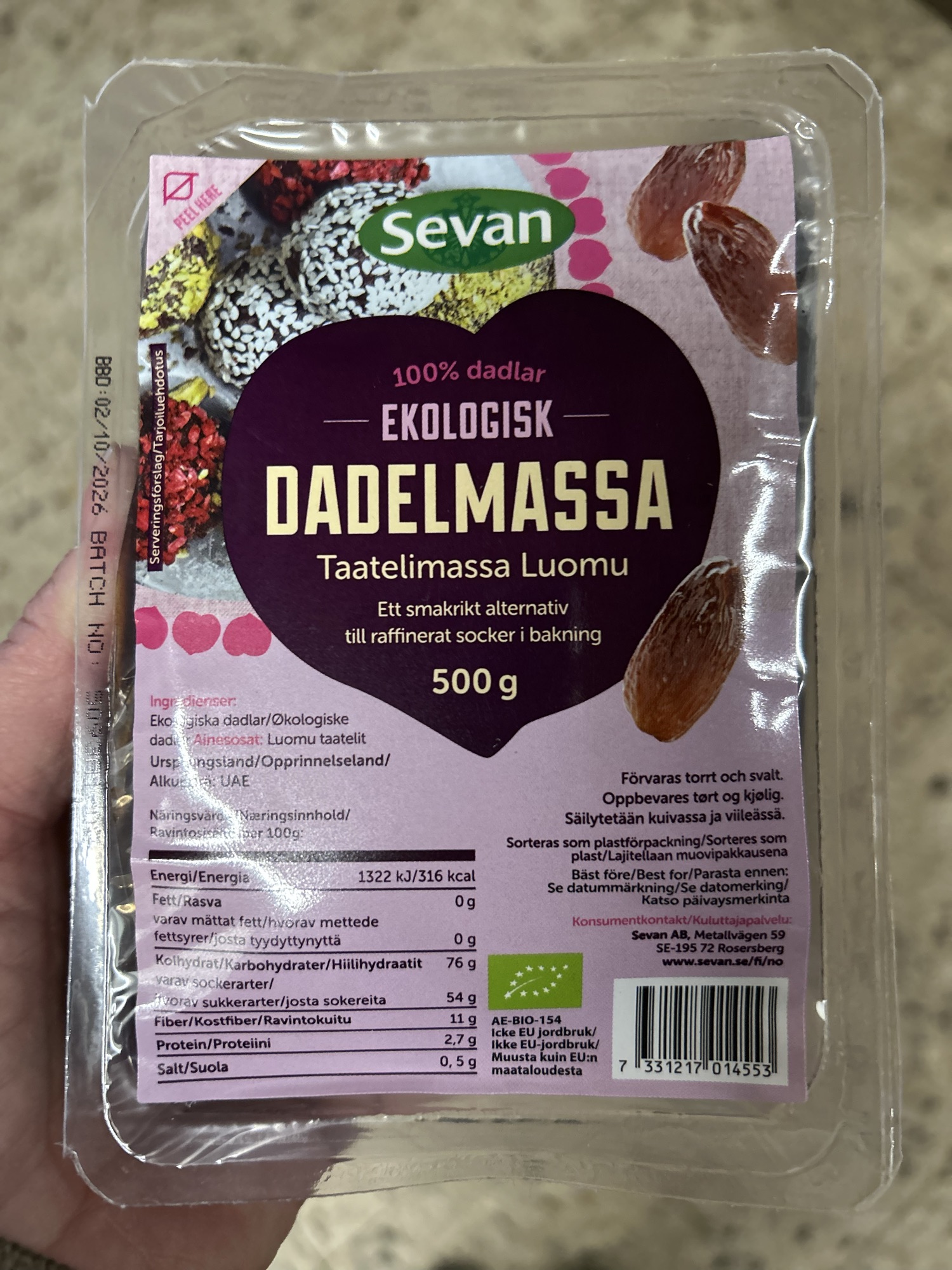 Dadelmasse