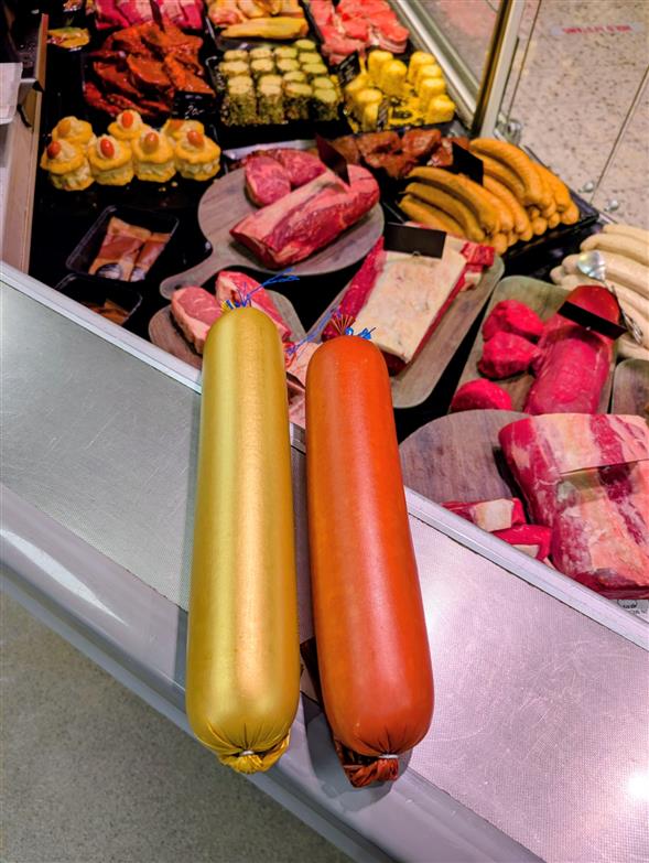 Hjemmelavede kødpølser